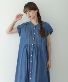 Sonny Label / サニーレーベル ワンピース | デニムピンタックヨークフレンチワンピース