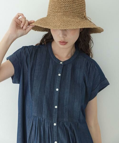 Sonny Label / サニーレーベル ワンピース | デニムピンタックヨークフレンチワンピース | 詳細1