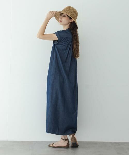 Sonny Label / サニーレーベル ワンピース | デニムピンタックヨークフレンチワンピース | 詳細5