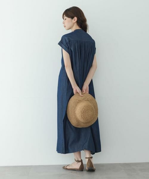 Sonny Label / サニーレーベル ワンピース | デニムピンタックヨークフレンチワンピース | 詳細7