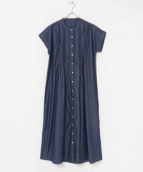 Sonny Label / サニーレーベル ワンピース | デニムピンタックヨークフレンチワンピース | 詳細8