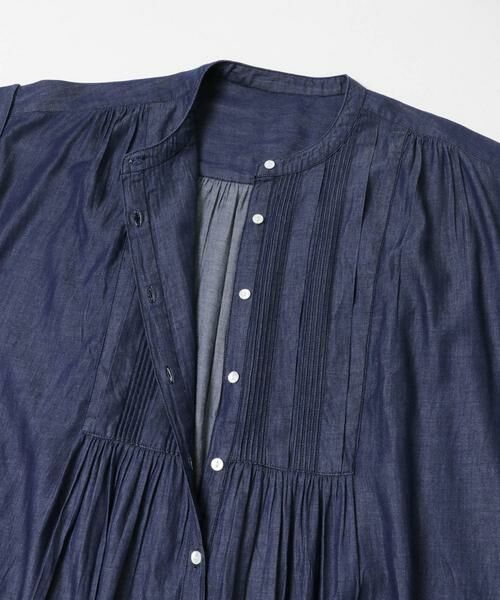 Sonny Label / サニーレーベル ワンピース | デニムピンタックヨークフレンチワンピース | 詳細9