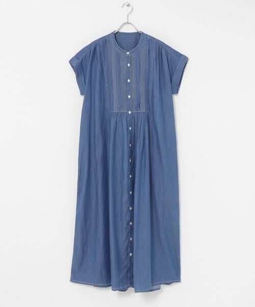 Sonny Label / サニーレーベル ワンピース | デニムピンタックヨークフレンチワンピース | 詳細19