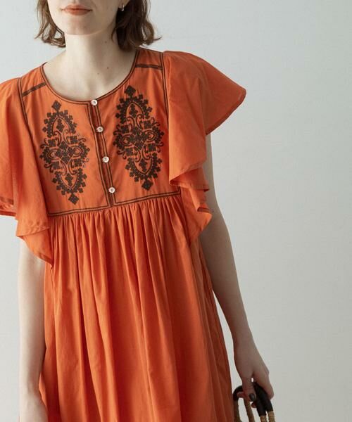 Sonny Label / サニーレーベル ワンピース | スパンコールエンブロイダリーワンピース | 詳細1