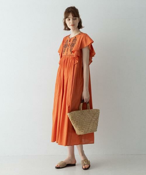 Sonny Label / サニーレーベル ワンピース | スパンコールエンブロイダリーワンピース | 詳細6