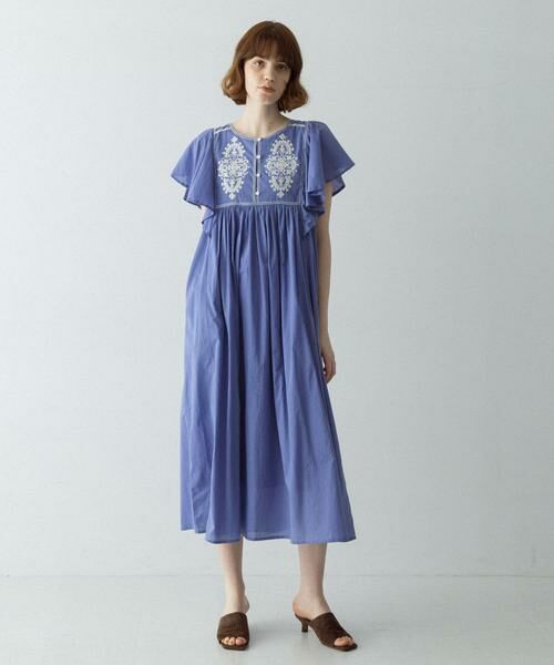 Sonny Label / サニーレーベル ワンピース | スパンコールエンブロイダリーワンピース | 詳細13