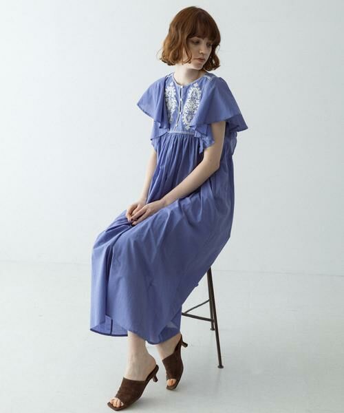 Sonny Label / サニーレーベル ワンピース | スパンコールエンブロイダリーワンピース | 詳細16