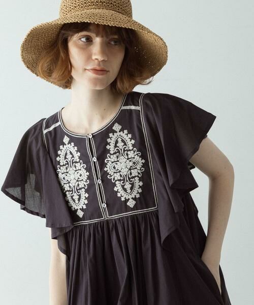 Sonny Label / サニーレーベル ワンピース | スパンコールエンブロイダリーワンピース | 詳細23