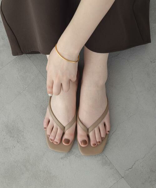 Sonny Label / サニーレーベル サンダル | 軽量フラットトングサンダル（ベージュ）