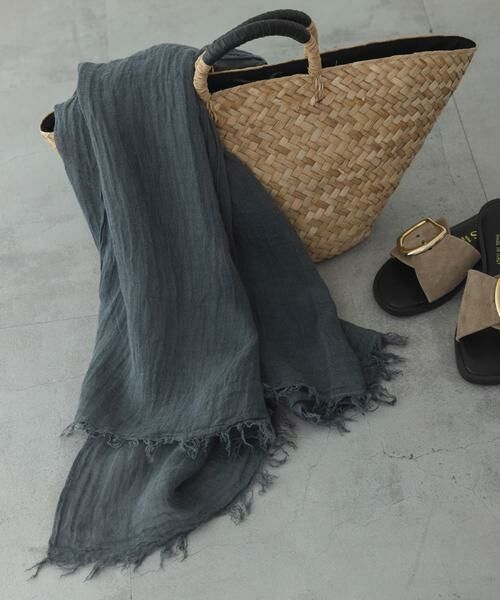 Sonny Label / サニーレーベル マフラー・ショール・スヌード・ストール | イタリア製リネンストール | 詳細7