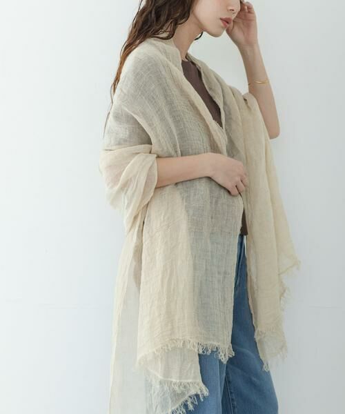 Sonny Label / サニーレーベル マフラー・ショール・スヌード・ストール | イタリア製リネンストール | 詳細12