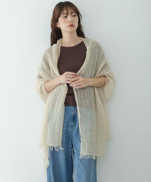 Sonny Label / サニーレーベル マフラー・ショール・スヌード・ストール | イタリア製リネンストール | 詳細13