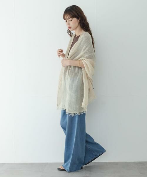 Sonny Label / サニーレーベル マフラー・ショール・スヌード・ストール | イタリア製リネンストール | 詳細14