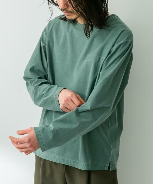 Sonny Label / サニーレーベル Tシャツ | ピグメントロングスリーブT-SHIRTS | 詳細5