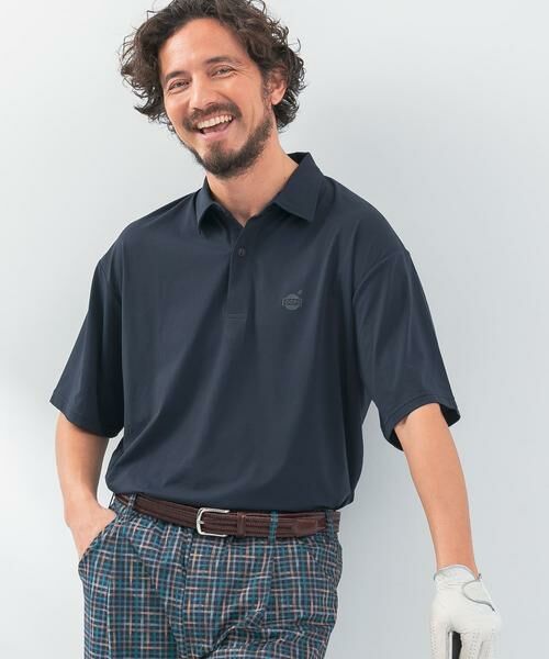 Sonny Label / サニーレーベル ポロシャツ | 『吸水速乾』OOPS　ハイストレッチポロシャツ（ネイビー）