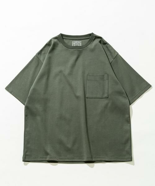 Sonny Label / サニーレーベル Tシャツ | コンパクトスムースショートスリーブTシャツ（チャコールグレー）