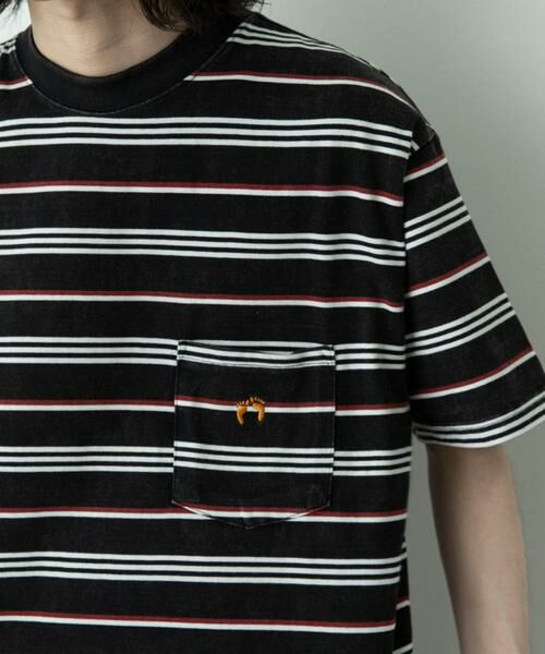 Sonny Label / サニーレーベル Tシャツ | HANG TEN　BASIC BORDER T-SHIRTS（ブルー系その他）