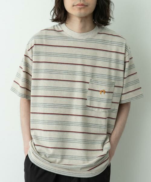 Sonny Label / サニーレーベル Tシャツ | HANG TEN　BASIC BORDER T-SHIRTS（ベージュ系その他）