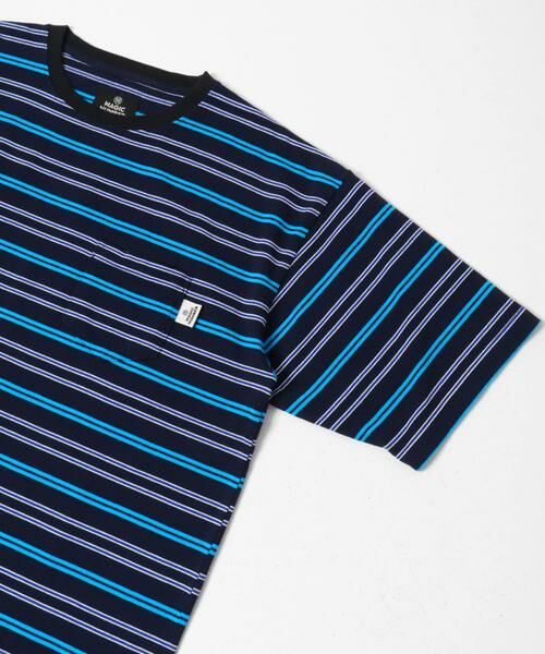Sonny Label / サニーレーベル Tシャツ | MAGIC NUMBER　MULTI BORDER T-SHIRTS | 詳細3