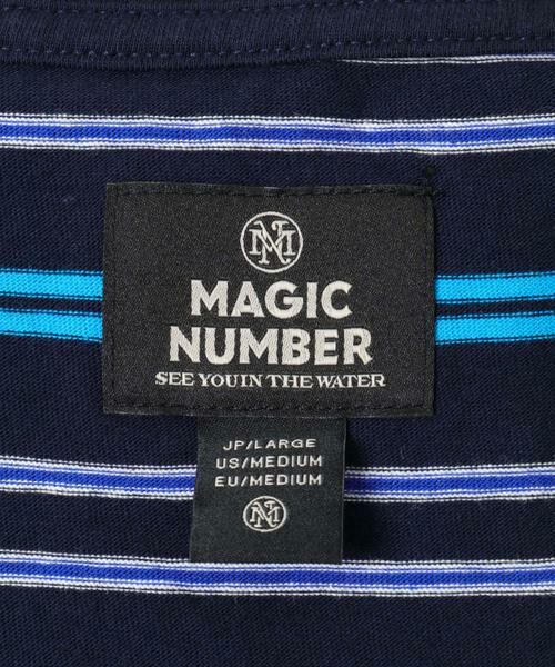 Sonny Label / サニーレーベル Tシャツ | MAGIC NUMBER　MULTI BORDER T-SHIRTS | 詳細5