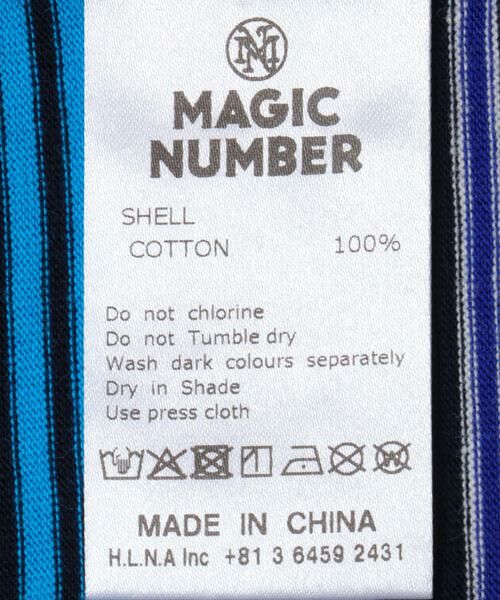 Sonny Label / サニーレーベル Tシャツ | MAGIC NUMBER　MULTI BORDER T-SHIRTS | 詳細6