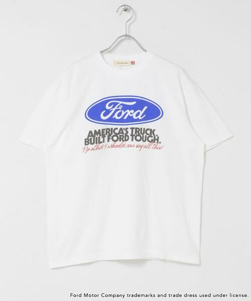Sonny Label / サニーレーベル Tシャツ | GOOD ROCK SPEED　FORD T-SHIRTS（ホワイト）