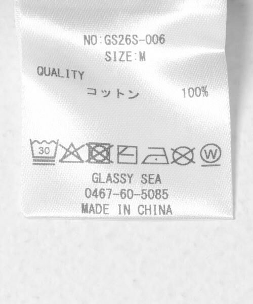 Sonny Label / サニーレーベル Tシャツ | GLASSY SEA　クリエイティブタイドTシャツ | 詳細8