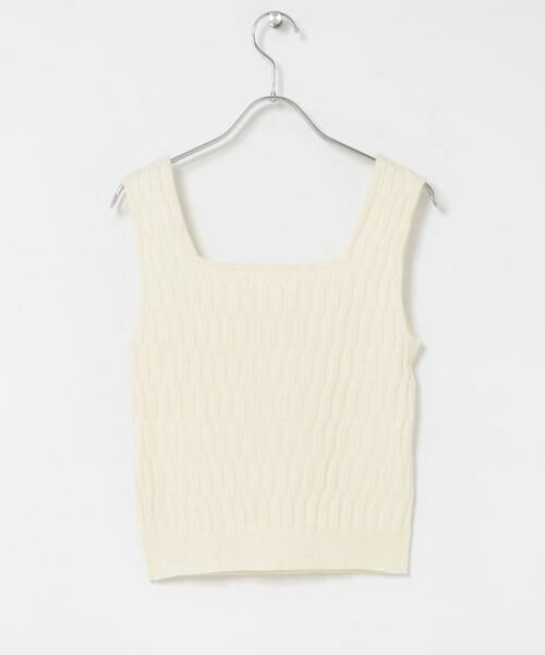 Sonny Label / サニーレーベル ニット・セーター | GLASSY SEA　テキストヤードニットタンクトップ | 詳細2