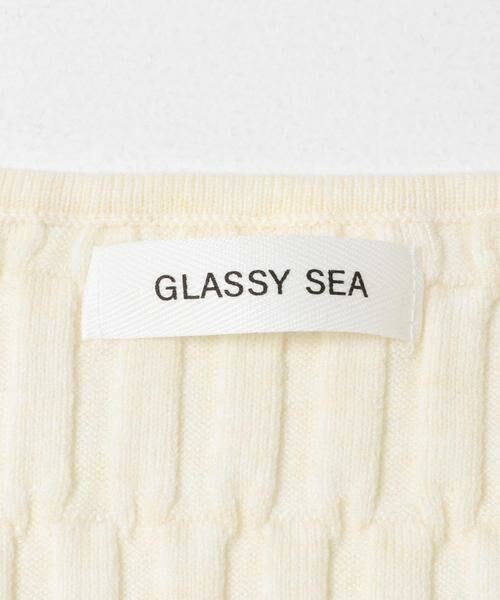 Sonny Label / サニーレーベル ニット・セーター | GLASSY SEA　テキストヤードニットタンクトップ | 詳細4