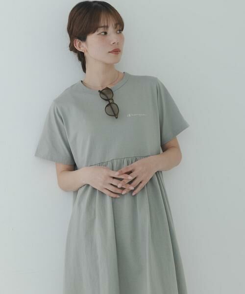 Sonny Label / サニーレーベル ワンピース | 『別注』CHAMPION×Sonny Label　ギャザーワンピース | 詳細1