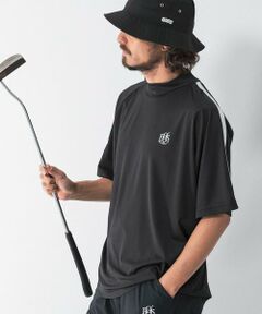 Sonny Label / サニーレーベル Tシャツ | OOPS　吸水速乾ラインモックネックTシャツ