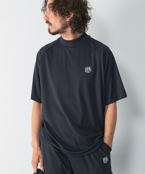 Sonny Label / サニーレーベル Tシャツ | OOPS　吸水速乾ラインモックネックTシャツ | 詳細3