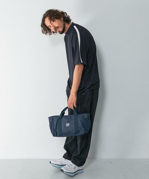 Sonny Label / サニーレーベル Tシャツ | OOPS　吸水速乾ラインモックネックTシャツ | 詳細8