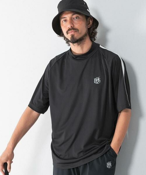 Sonny Label / サニーレーベル Tシャツ | OOPS　吸水速乾ラインモックネックTシャツ | 詳細20