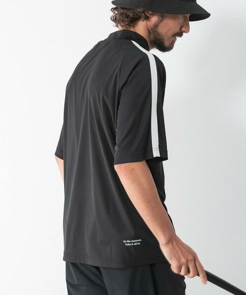 Sonny Label / サニーレーベル Tシャツ | OOPS　吸水速乾ラインモックネックTシャツ | 詳細22