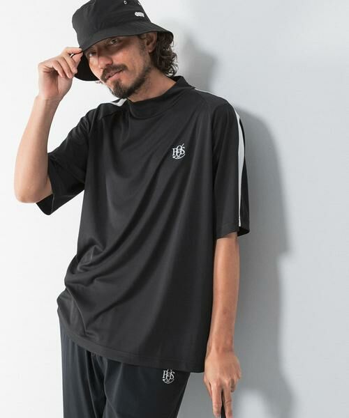 Sonny Label / サニーレーベル Tシャツ | OOPS　吸水速乾ラインモックネックTシャツ | 詳細23