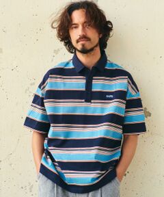 Sonny Label / サニーレーベル ポロシャツ | OOPS　接触冷感ボーダーポロシャツ