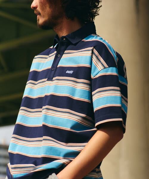 Sonny Label / サニーレーベル ポロシャツ | OOPS　接触冷感ボーダーポロシャツ | 詳細2