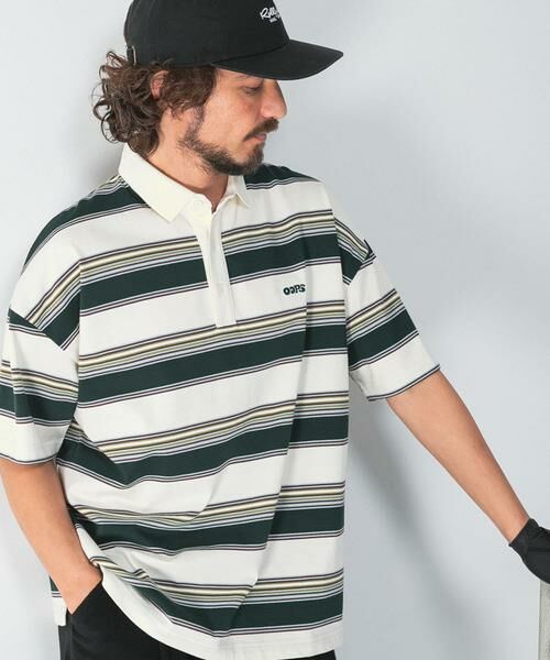 Sonny Label / サニーレーベル ポロシャツ | OOPS　接触冷感ボーダーポロシャツ | 詳細11