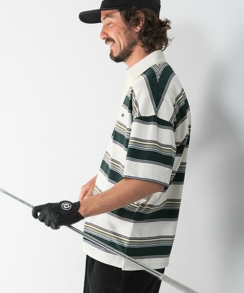 Sonny Label / サニーレーベル ポロシャツ | OOPS　接触冷感ボーダーポロシャツ | 詳細12