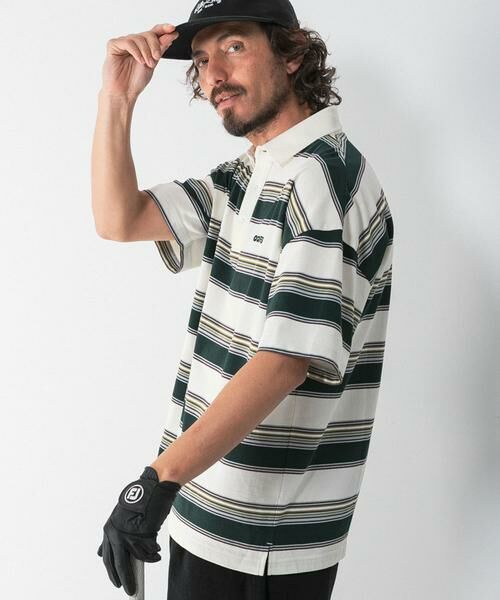 Sonny Label / サニーレーベル ポロシャツ | OOPS　接触冷感ボーダーポロシャツ | 詳細13