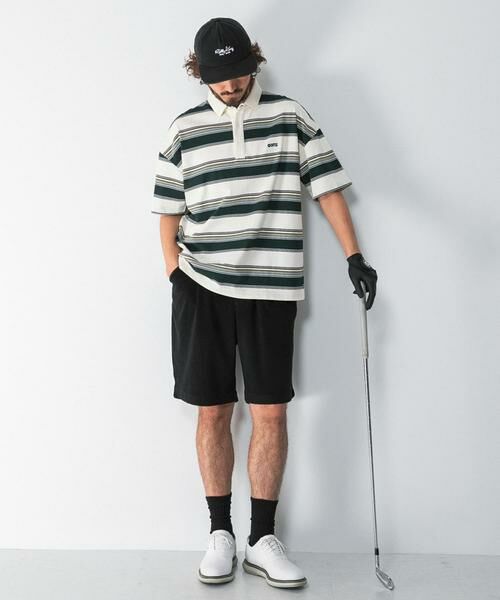 Sonny Label / サニーレーベル ポロシャツ | OOPS　接触冷感ボーダーポロシャツ | 詳細15