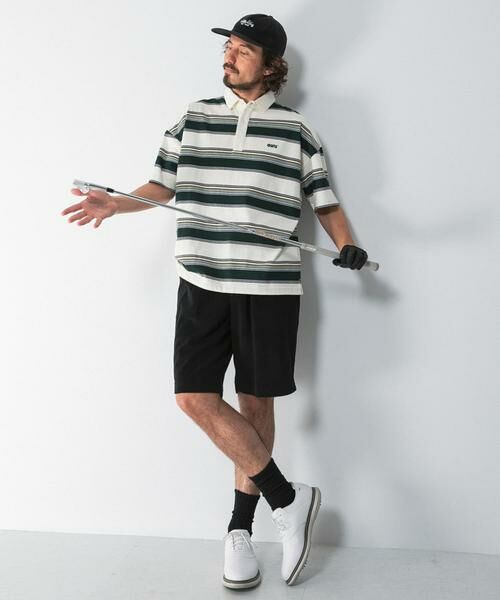 Sonny Label / サニーレーベル ポロシャツ | OOPS　接触冷感ボーダーポロシャツ | 詳細17