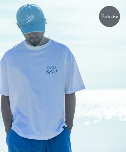 Sonny Label / サニーレーベル Tシャツ | CINEMACARAVAN×MAGIC NUMBER×Sonny Label　コラボTシャツ1（ブルー）