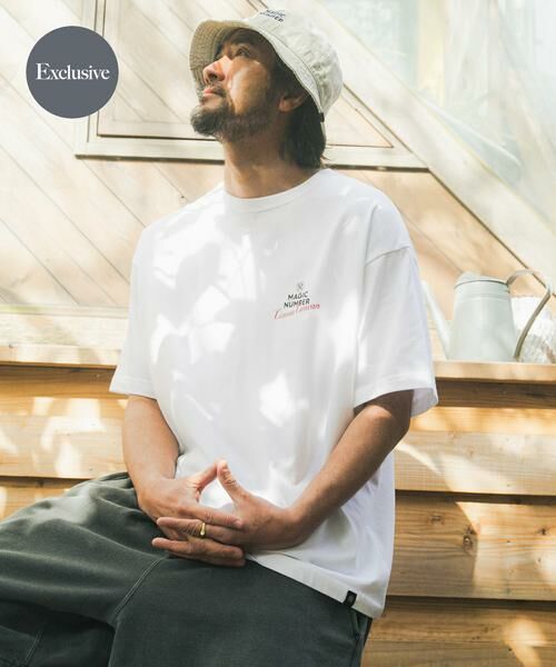 Sonny Label / サニーレーベル Tシャツ | CINEMACARAVAN×MAGIC NUMBER×Sonny Label　コラボTシャツ2（ピンク）