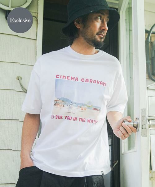 Sonny Label / サニーレーベル Tシャツ | CINEMACARAVAN×MAGIC NUMBER×Sonny Label　コラボTシャツ3（バーガンディー）