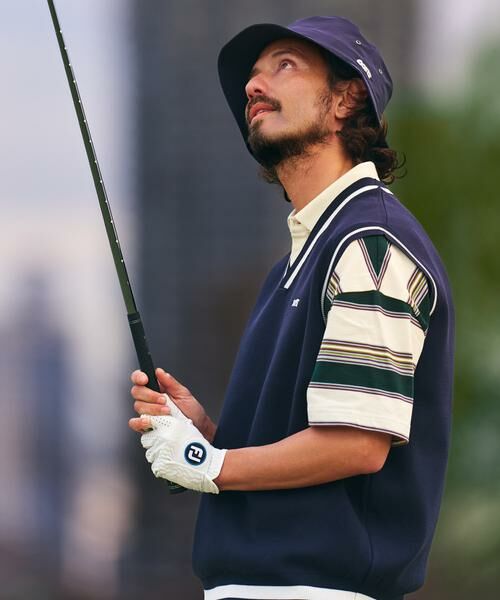 Sonny Label / サニーレーベル ベスト | OOPS　ニットベスト（ネイビー）