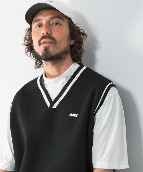 Sonny Label / サニーレーベル ベスト | OOPS　ニットベスト（ブラック）