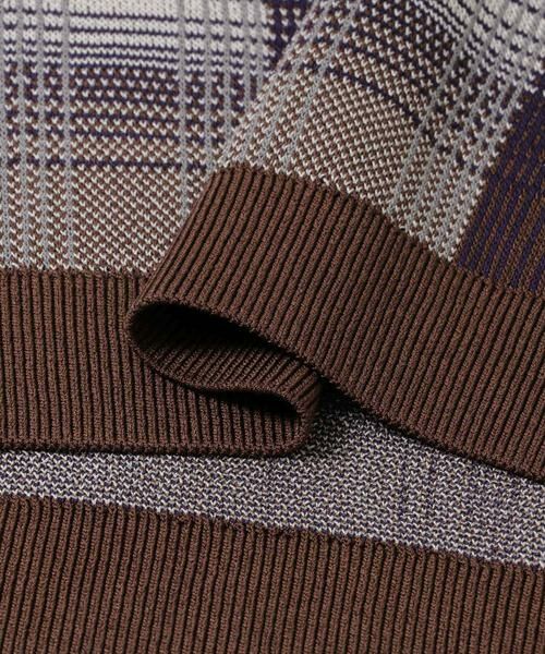 Sonny Label / サニーレーベル ニット・セーター | OOPS　チェックポロニット | 詳細8