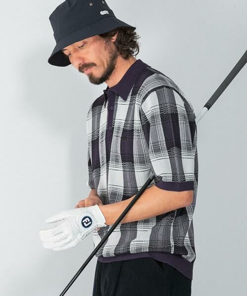 Sonny Label / サニーレーベル ニット・セーター | OOPS　チェックポロニット | 詳細11